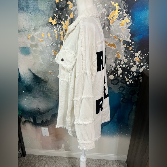 Elan | Rock & Roll White Shacket - Picture 6 of 9